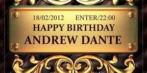 HAPPY BIRTHDAY ANDRY DANTE